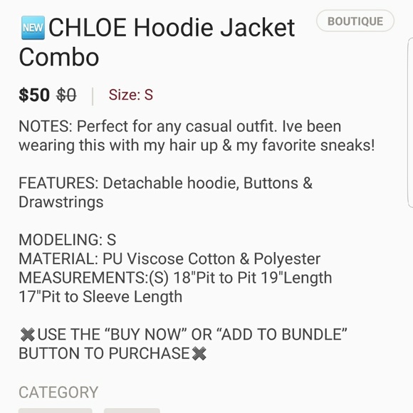 Chloe Hoodie Jacket Combo - Picture 5 of 5